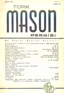 Türk Mason Dergisi Sayı (12)