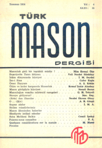 Türk Mason Dergisi Sayı (15)