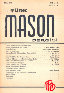 Türk Mason Dergisi Sayı (16)