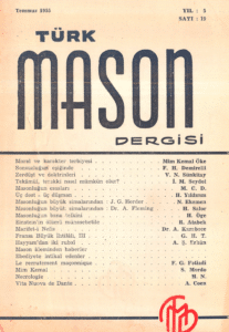 Türk Mason Dergisi Sayı (19)