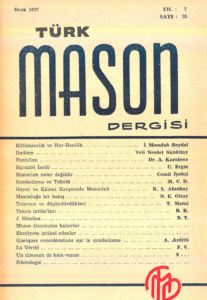 Türk Mason Dergisi Sayı (25)