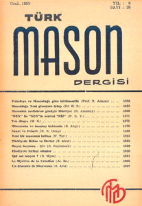 Türk Mason Dergisi Sayı (29)