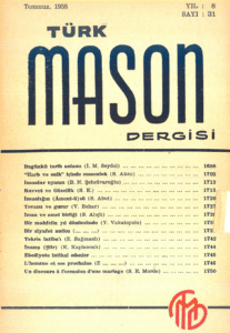 Türk Mason Dergisi Sayı (31)