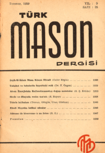 Türk Mason Dergisi Sayı (35)