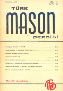 Türk Mason Dergisi Sayı (39)