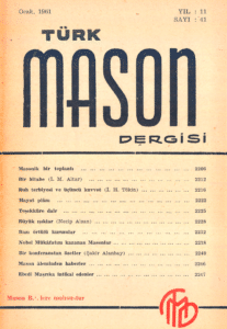 Türk Mason Dergisi Sayı (41)