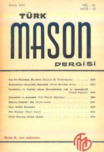 Türk Mason Dergisi Sayı (42)