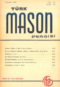 Türk Mason Dergisi Sayı (43)