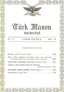 Türk Mason Dergisi Sayı (58)