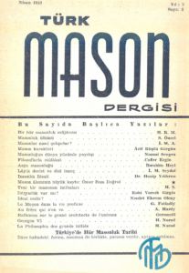 Türk Mason Dergisi Sayı (6)