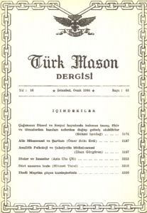 Türk Mason Dergisi Sayı (61)