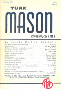 Türk Mason Dergisi Sayı (7)